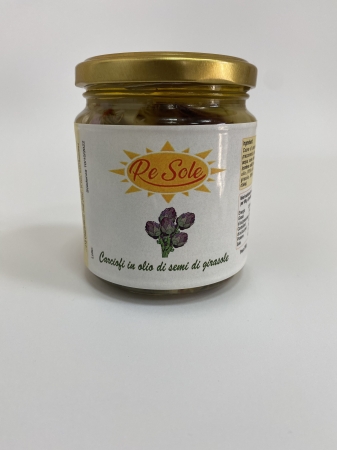 Carciofi in Olio di semi di girasole Prodotti Alimentari